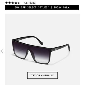 Quay Australia Black Sunglasses